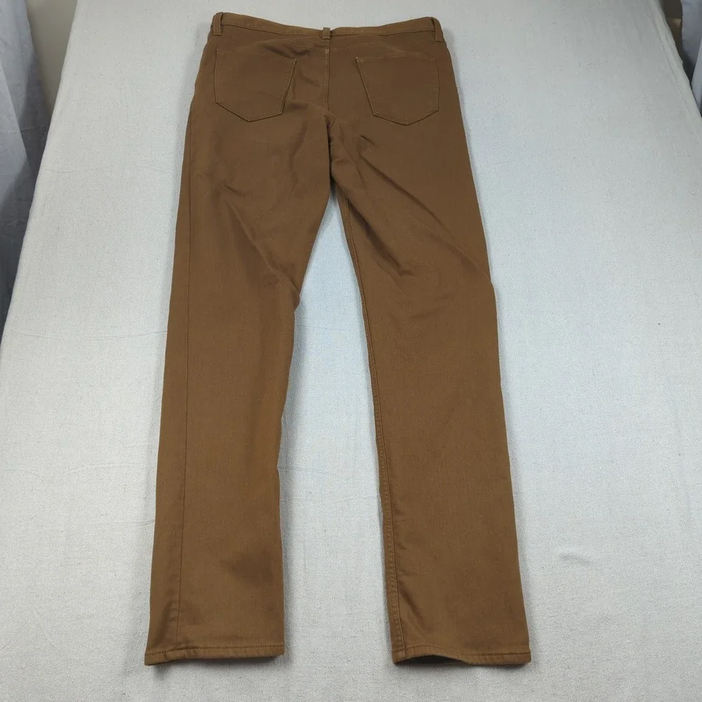 Banana Republic Mens 36x36 Khaki Pants Traveler Slim Fit Golf Stretch Casual